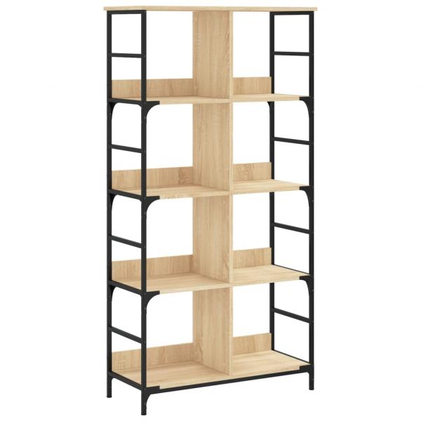 Bücherregal Sonoma-Eiche 78,5x33x153 cm Holzwerkstoff