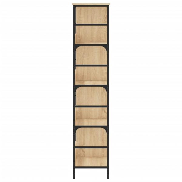 Bücherregal Sonoma-Eiche 78,5x33x153 cm Holzwerkstoff