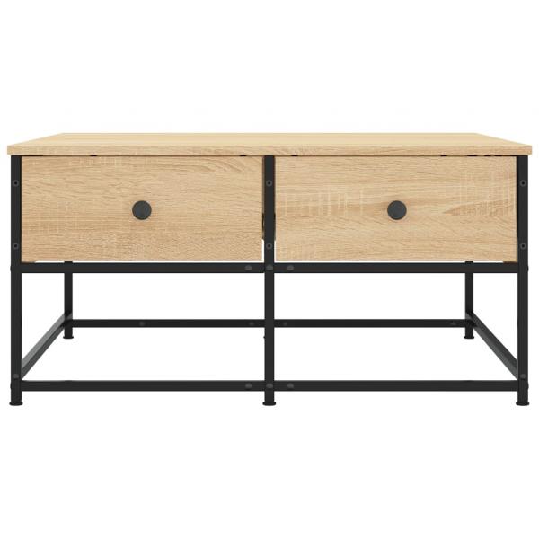 Couchtisch Sonoma-Eiche 80x80x40 cm Holzwerkstoff