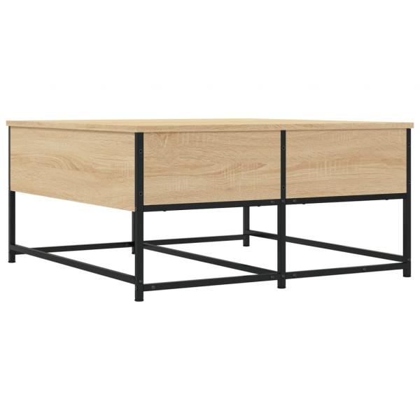 Couchtisch Sonoma-Eiche 80x80x40 cm Holzwerkstoff