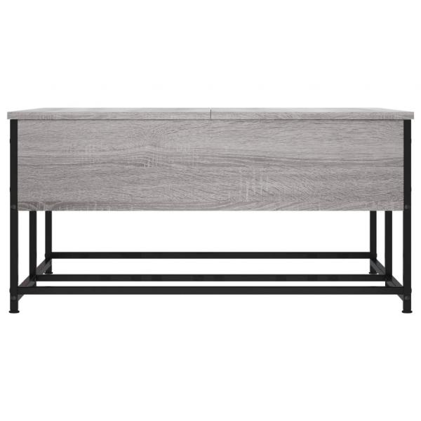 Couchtisch Grau Sonoma 80x80x40 cm Holzwerkstoff