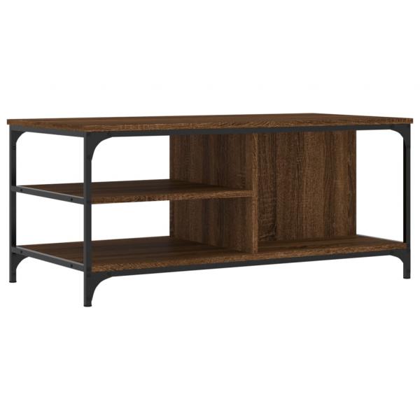 Couchtisch Braun Eichen-Optik 100x50x45 cm Holzwerkstoff