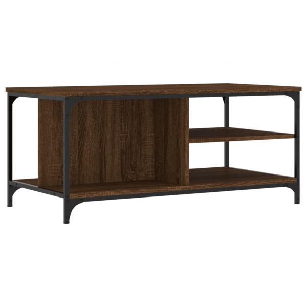 Couchtisch Braun Eichen-Optik 100x50x45 cm Holzwerkstoff