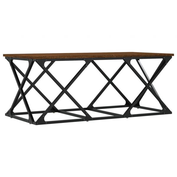 Couchtisch Braun Eichen-Optik 100x49x40 cm Holzwerkstoff