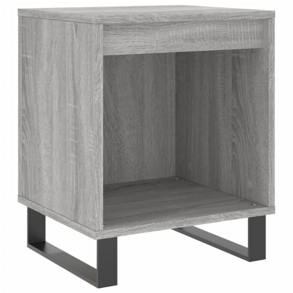 Nachttisch Grau Sonoma 40x35x50 cm Holzwerkstoff