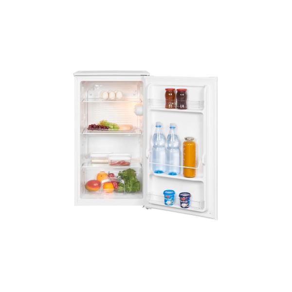 Exquisit KS116-V-041E Standkühlschrank, 48 cm breit, 88L, Gemüseschublade, Temperatureinstellung, weiß