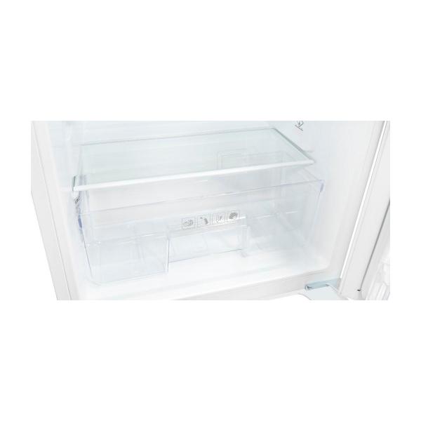 Exquisit EKS131-V-040E Einbaukühlschrank, Nischenhöhe 88 cm, 54 cm breit, 129L, Schlepptürmontage, Eierablagen, Flaschenregal, Gemüseschublade