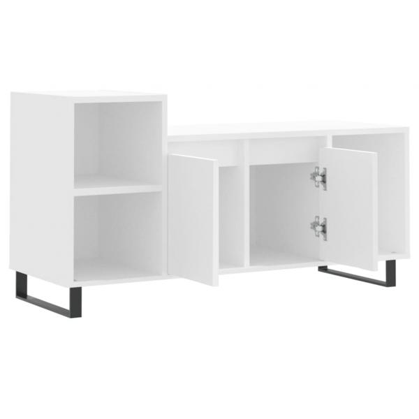 TV-Schrank Weiß 100x35x55 cm Holzwerkstoff