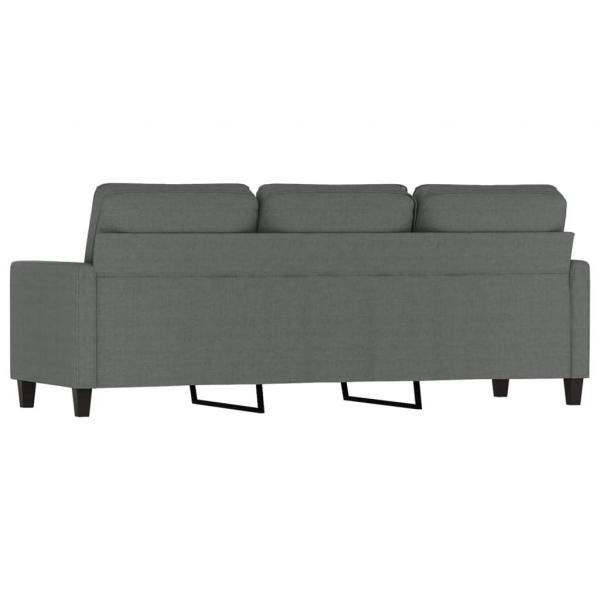 3-Sitzer-Sofa Dunkelgrau 180 cm Stoff