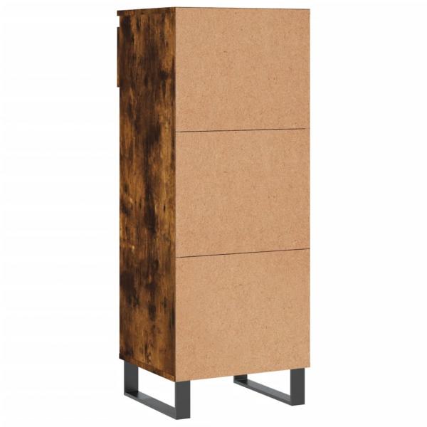 Schuhschrank Räuchereiche 40x36x105 cm Holzwerkstoff