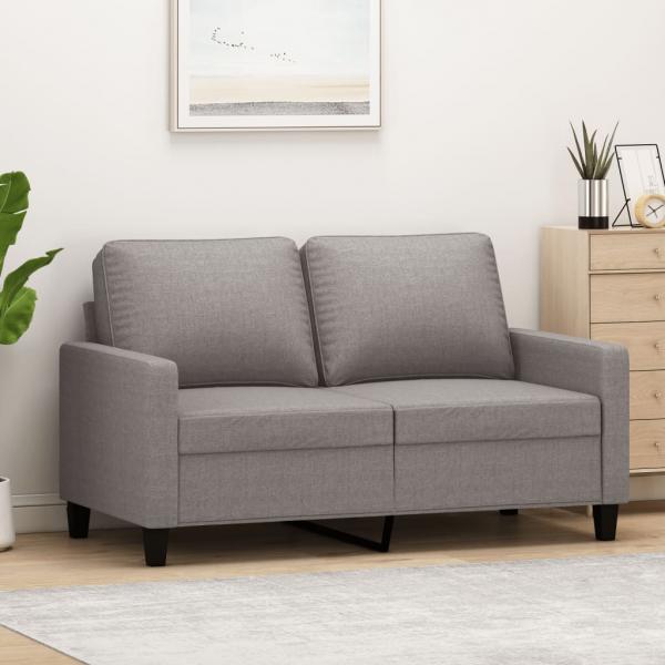 ARDEBO.de - 2-Sitzer-Sofa Taupe 120 cm Stoff