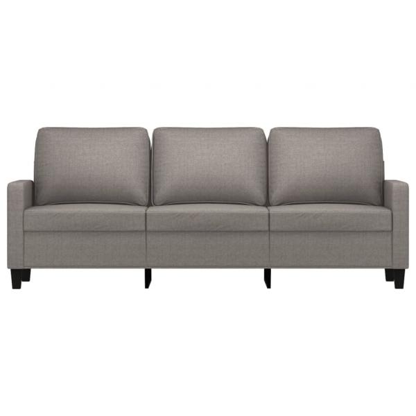 3-Sitzer-Sofa Taupe 180 cm Stoff