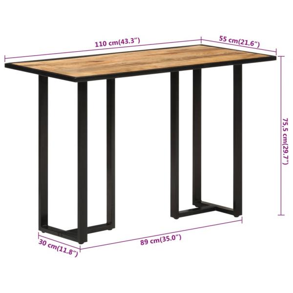 Esstisch 110x55x75,5 cm Massivholz Mango