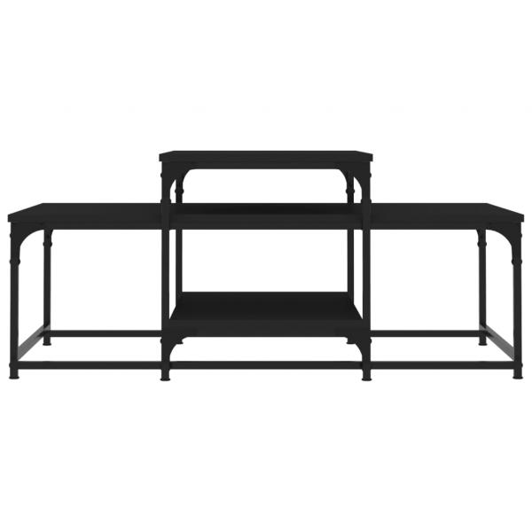 Couchtisch Schwarz 102x60x45 cm Holzwerkstoff