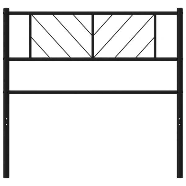 Kopfteil Metall Schwarz 107 cm