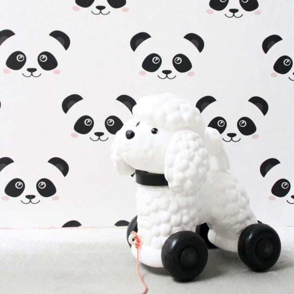 ARDEBO.de - Fabulous World Tapete Panda Weiß 67100