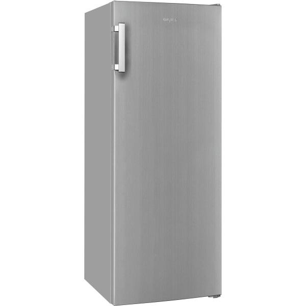 Exquisit GS231-NF-H-010D Stand Gefrierschrank, 54 cm breit, 161L, NoFrost, Schnellgefrieren, Gefriertablett, inoxlook