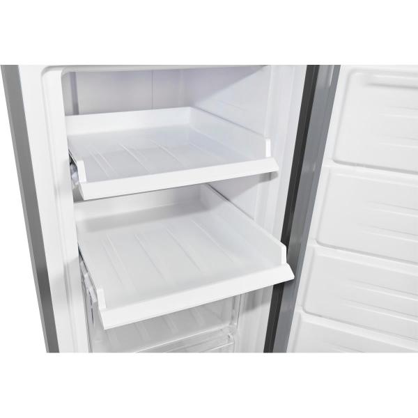 Exquisit GS231-NF-H-010D Stand Gefrierschrank, 54 cm breit, 161L, NoFrost, Schnellgefrieren, Gefriertablett, inoxlook