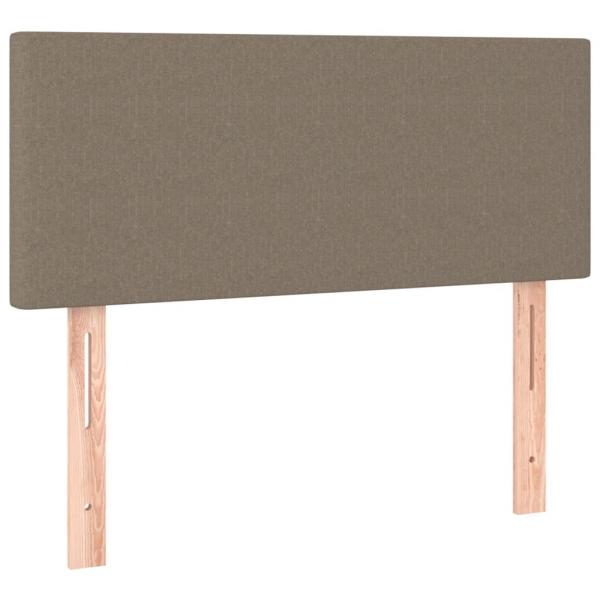 LED Kopfteil Taupe 80x5x78/88 cm Stoff