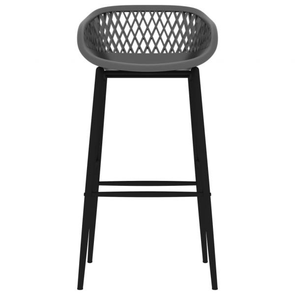 Barhocker 2 Stk. Grau