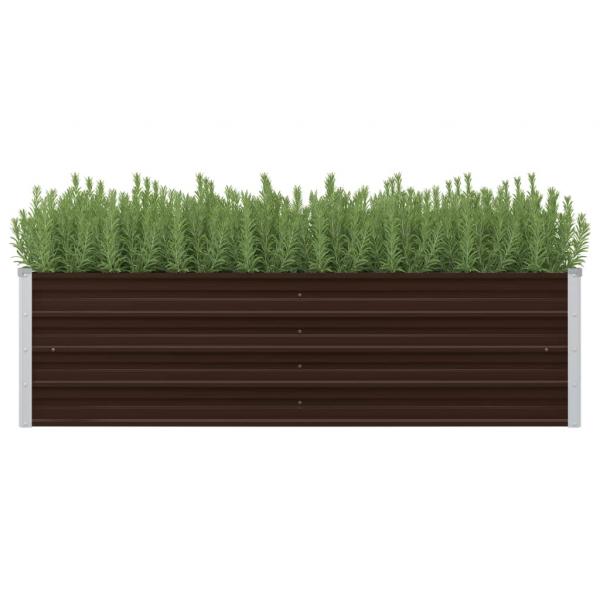 ARDEBO.de - Garten-Hochbeet Braun 160 x 40 x 45 cm Verzinkter Stahl