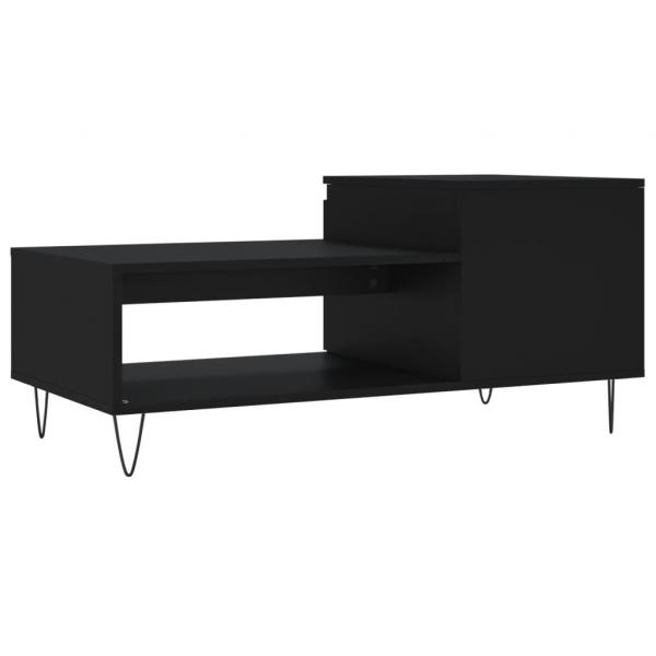 Couchtisch Schwarz 100x50x45 cm Holzwerkstoff