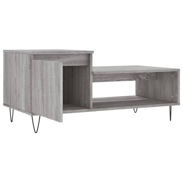 Couchtisch Grau Sonoma 100x50x45 cm Holzwerkstoff