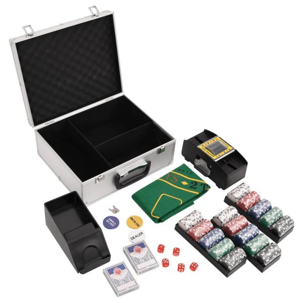 ARDEBO.de - Pokerchips-Set 300 Stk. 11,5 g