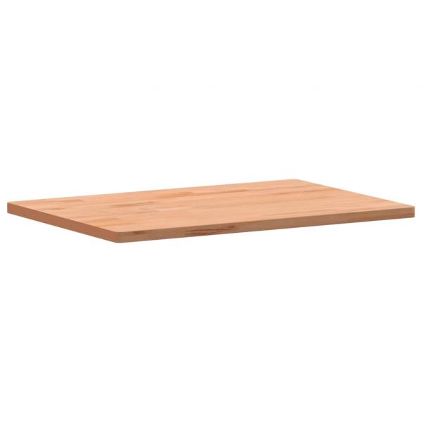 Werkbankplatte 80x55x2,5 cm Massivholz Buche