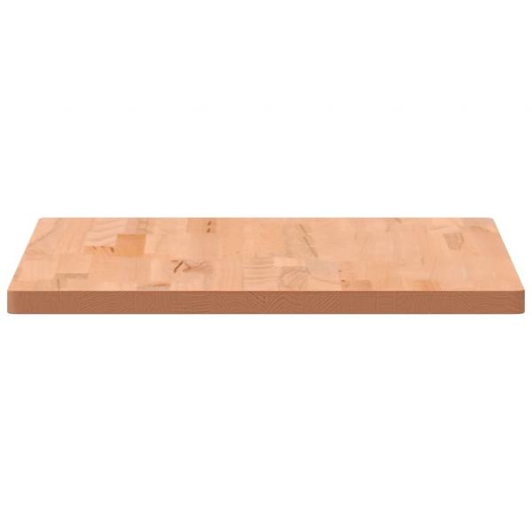 Werkbankplatte 80x55x2,5 cm Massivholz Buche