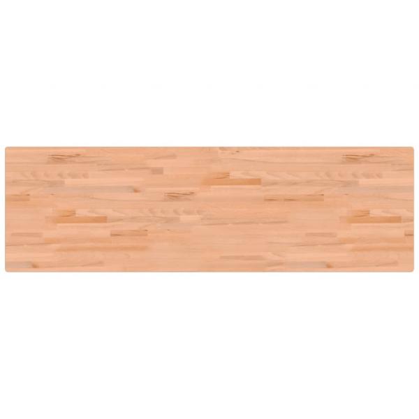 Schreibtischplatte 180x55x2,5 cm Massivholz Buche