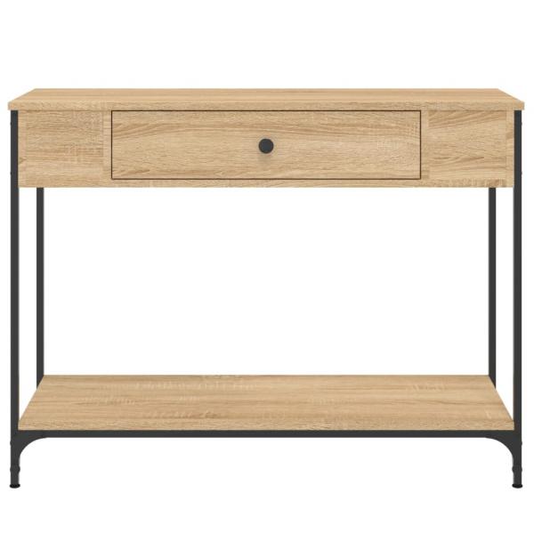 Konsolentisch Sonoma-Eiche 100x34,5x75 cm Holzwerkstoff