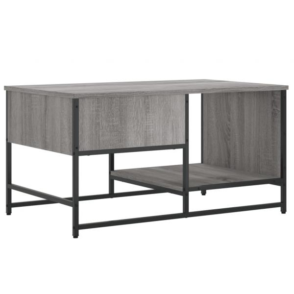 Couchtisch Grau Sonoma 85,5x51x45 cm Holzwerkstoff