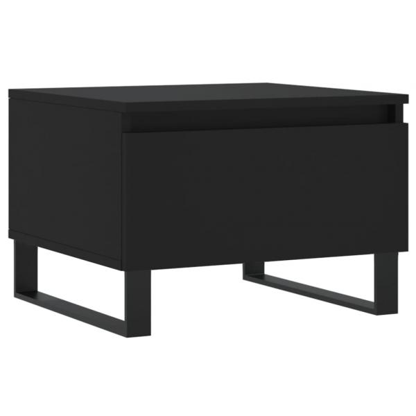 Couchtische 2 Stk. Schwarz 50x46x35 cm Holzwerkstoff