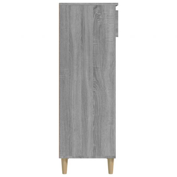 Schuhschrank Grau Sonoma 40x36x105 cm Holzwerkstoff