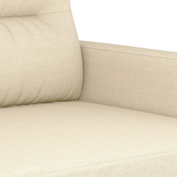 3-Sitzer-Sofa Creme 180 cm Stoff