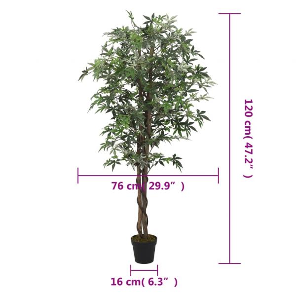 Ahornbaum Künstlich 336 Blätter 120 cm Grün