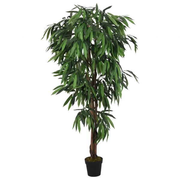 ARDEBO.de - Mangobaum Künstlich 300 Blätter 80 cm Grün