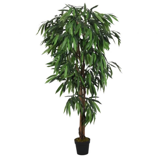 ARDEBO.de - Mangobaum Künstlich 1050 Blätter 200 cm Grün