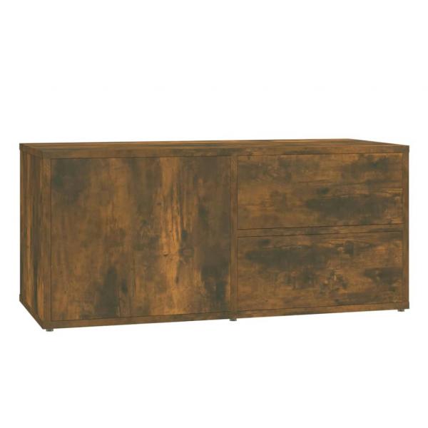 TV-Schrank Räuchereiche 80x34x36 cm Holzwerkstoff