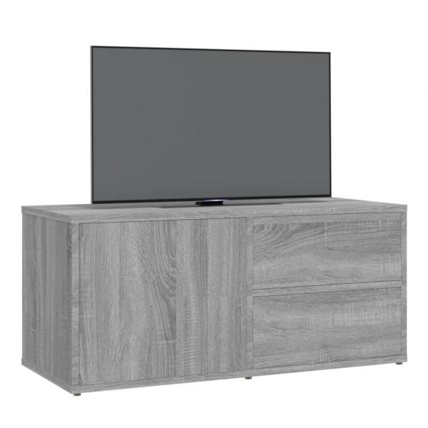 TV-Schrank Grau Sonoma 80x34x36 cm Holzwerkstoff