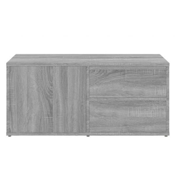 TV-Schrank Grau Sonoma 80x34x36 cm Holzwerkstoff