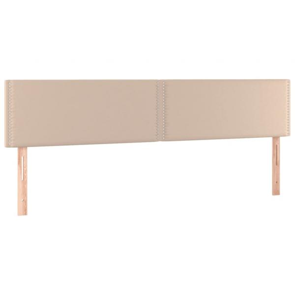 Boxspringbett Matratze Cappuccino-Braun 200x200cm Kunstleder