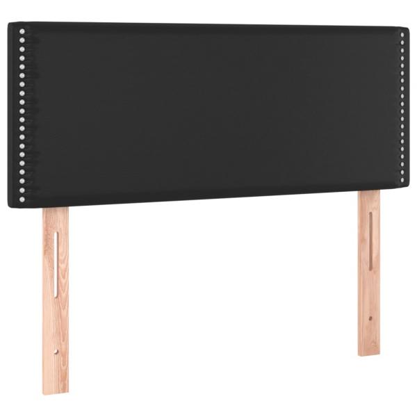 LED Kopfteil Schwarz 80x5x78/88 cm Kunstleder