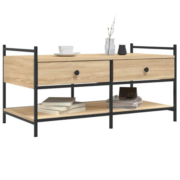 Couchtisch Sonoma-Eiche 99x50x50 cm Holzwerkstoff