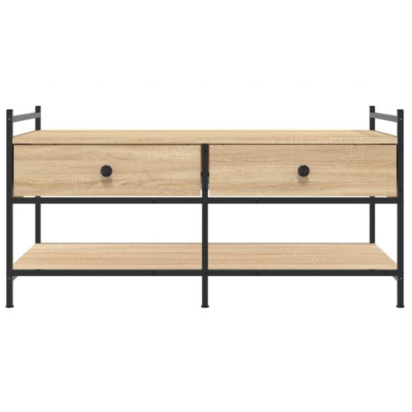 Couchtisch Sonoma-Eiche 99x50x50 cm Holzwerkstoff