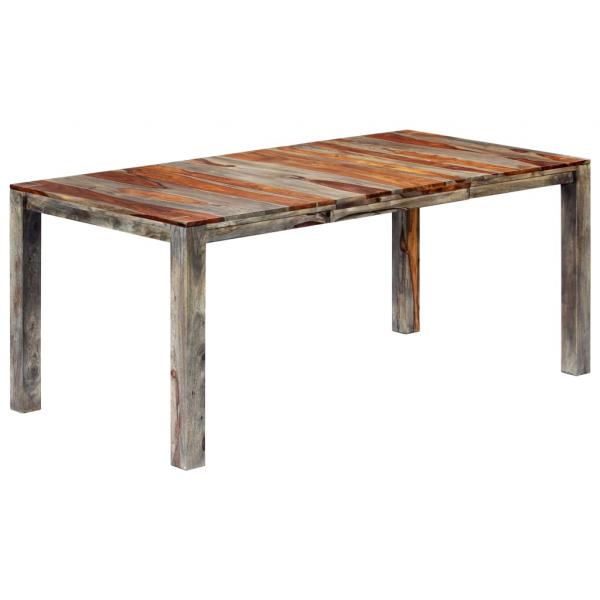 ARDEBO.de - Esstisch Grau 180 x 90 x 76 cm Massivholz