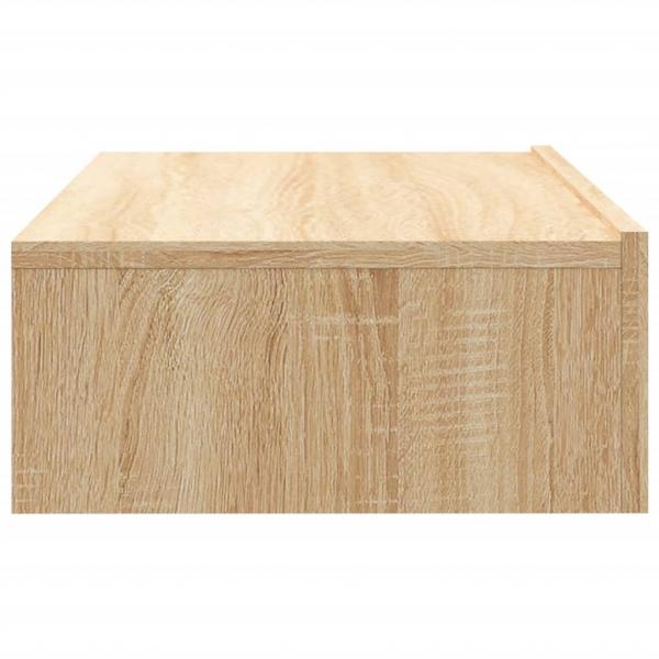 TV-Schrank mit LED-Leuchten Sonoma-Eiche 60x35x15,5 cm