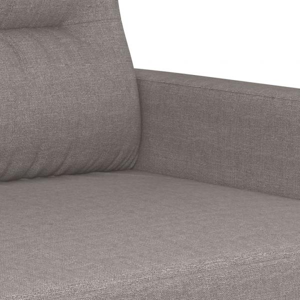 2-Sitzer-Sofa Taupe 120 cm Stoff