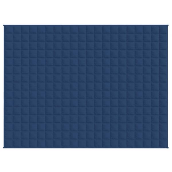 Gewichtsdecke Blau 150x200 cm 11 kg Stoff